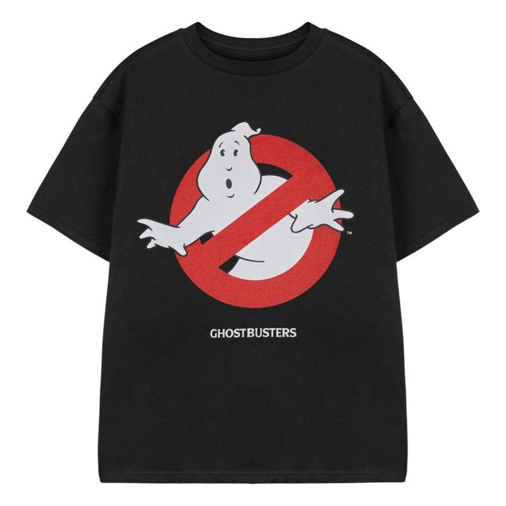 Ghostbusters Childrens/Kids Logo T-Shirt / Black